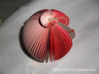 廠家直銷紙質(zhì)工藝品 10款水果大號(hào)便簽紙系列之蘋(píng)果便簽本，婚慶禮品新選擇